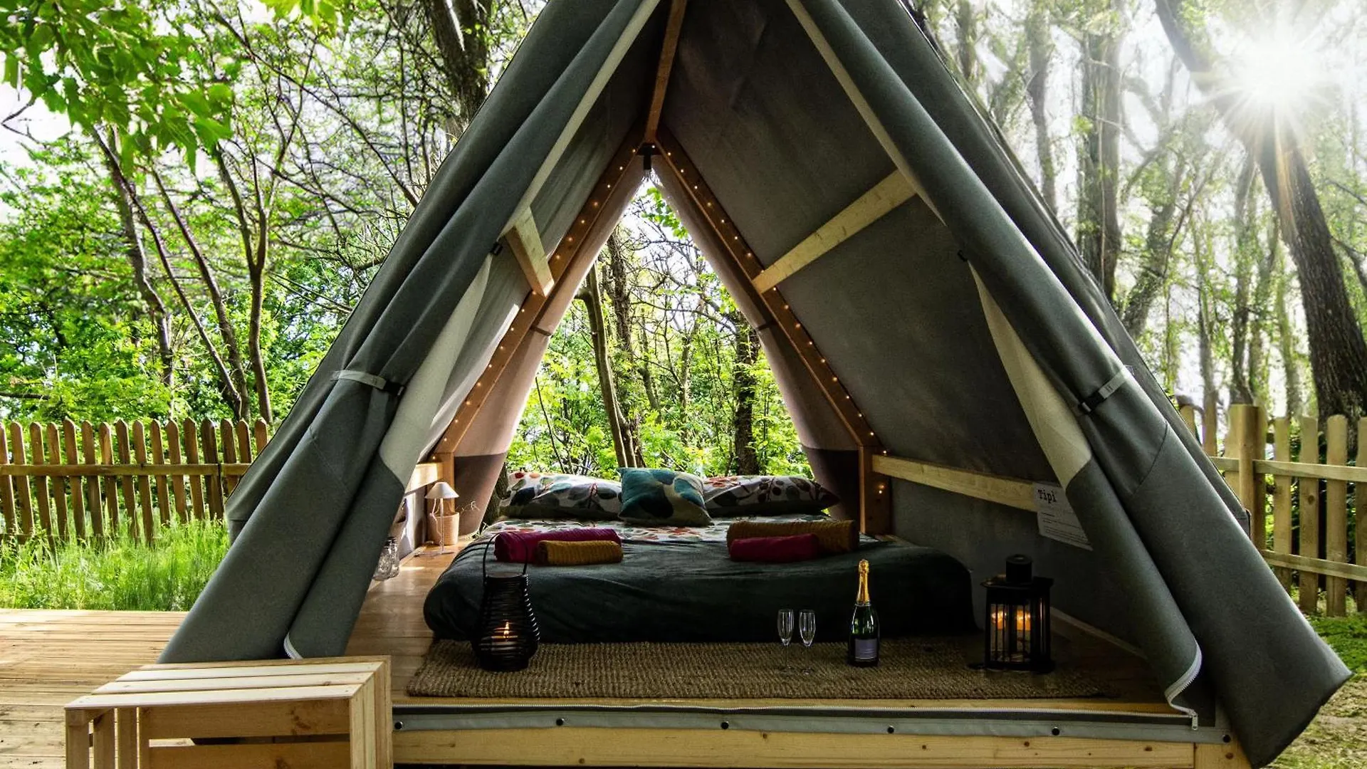 Luxuszelt Tenda Tipi Glamping Verde Mare By Smart-Home Genua